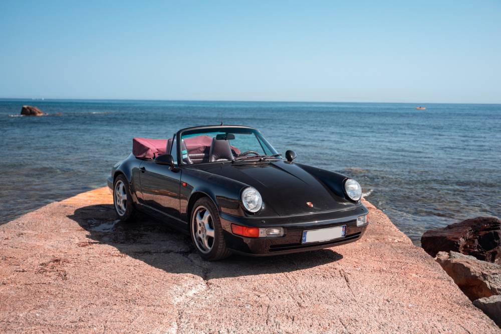 porsche 964 c2 cabriolet boite mecanique a vendre cannes