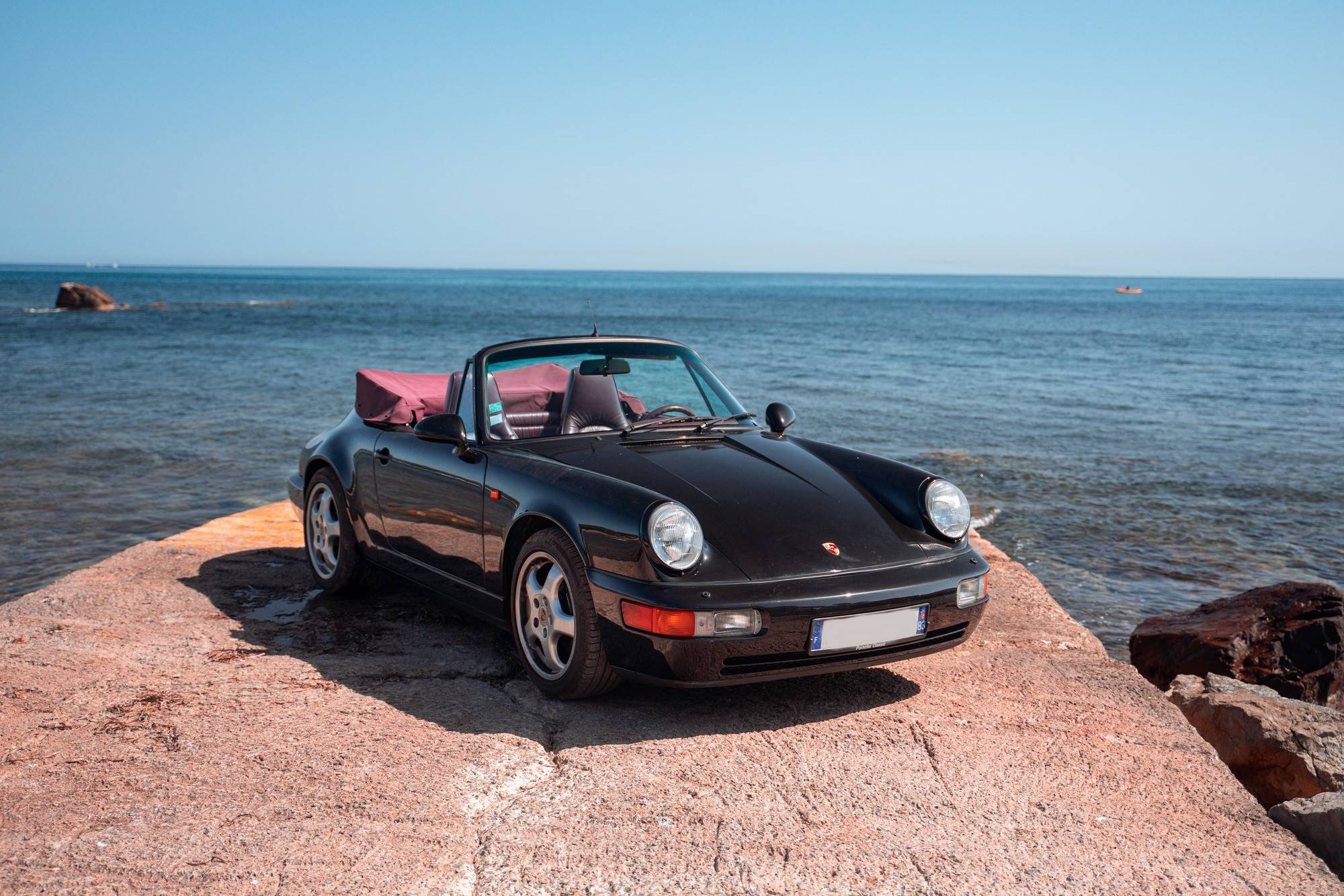 porsche 964 c2 cabriolet boite mecanique a vendre cannes