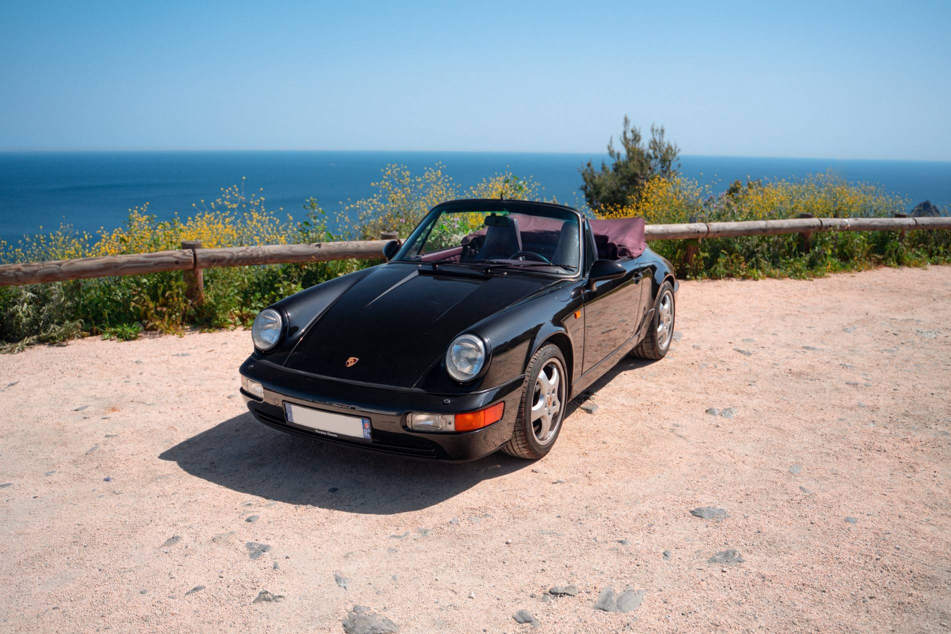 porsche 964 c2 cabriolet boite meca a vendre monaco